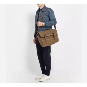 J. Crew Abingdon Waxed Messenger Bag